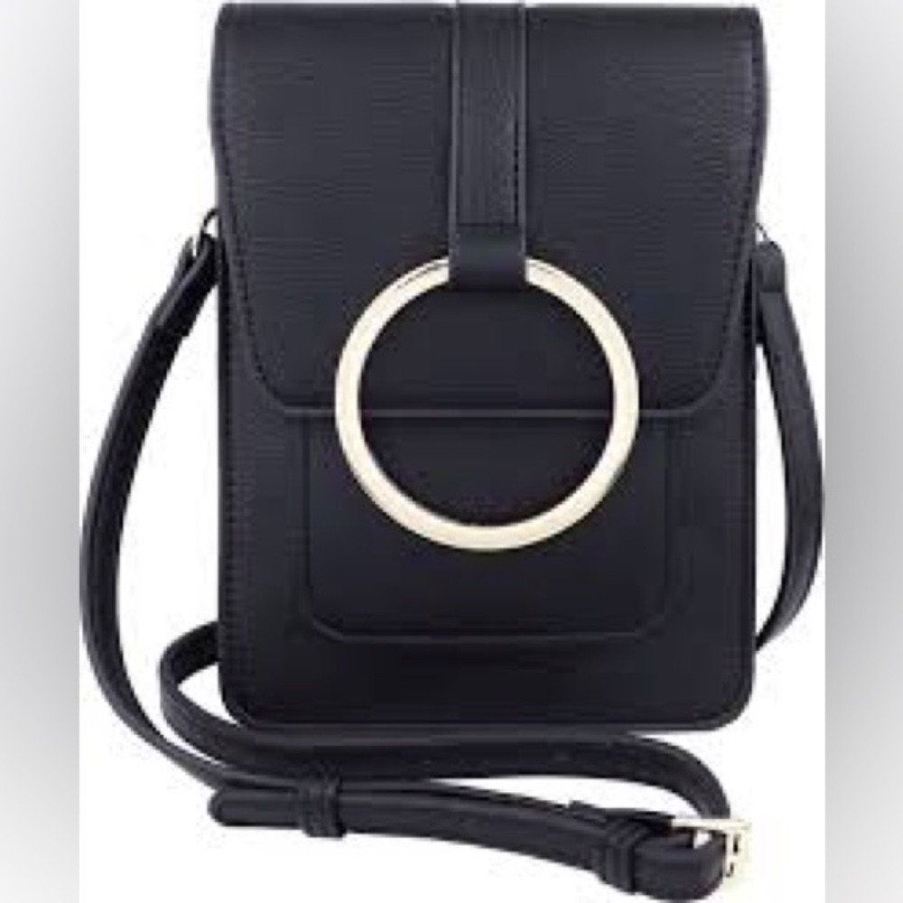 NWT BRENTANO Vegan Small Flap-Over Crossbody